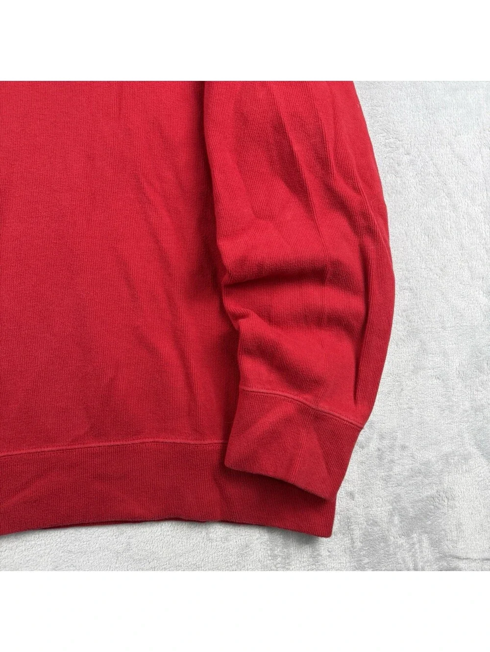 Polo Ralph Lauren Red Shawl Collar Pullover Sweatshirt Cotton Pony Logo Men XXL